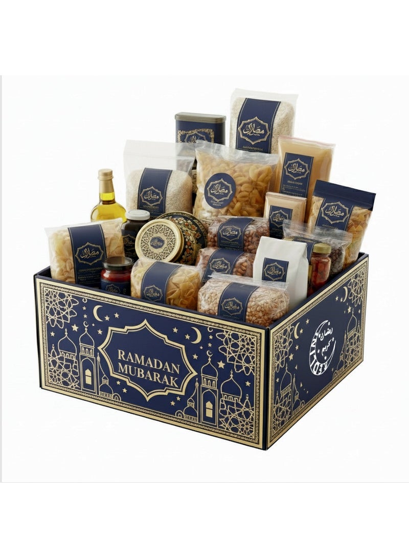 Ramadan Luxury Mega Box - Comprehensive Essentials & Premium Nuts - High Quality Original Materials for Daily Use
